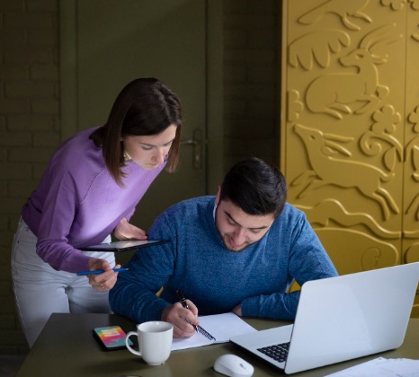 Il team di DesignPraxis al lavoro